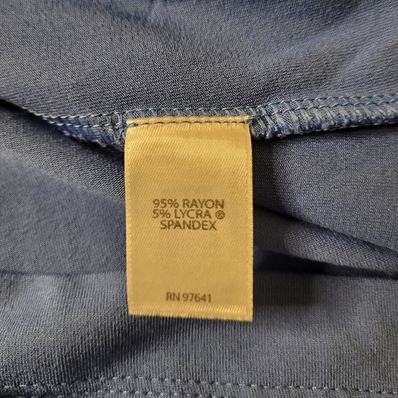 J. Jill Wearever Collection Blue Shift Dress sz XS - Picture 5 of 7